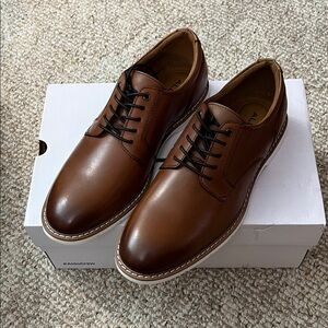 ALDO Men's Brown Leather Dress Shoes